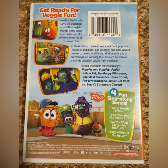 New & Sealed Bundle of 5 Veggie Tales Lessons DVDs for Littles - Picture 4 of 12
